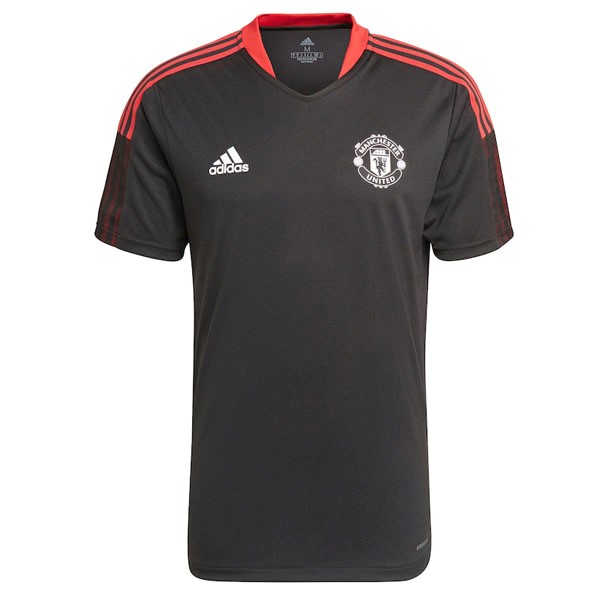 Heimtrikot Trainingsshirt Manchester United 2021-2022 Schwarz Günstige Fußballtrikots